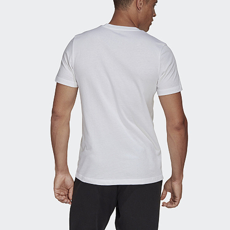 adidas 8-Bit Lineage Tee 'White Aqua'' FR5535