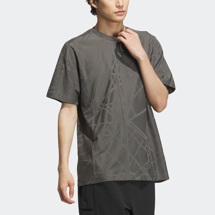 adidas Wuji Graphic T-Shirts 'Grey' IA8145