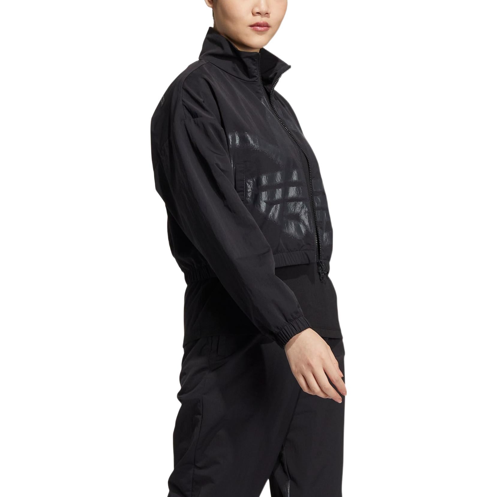 (WMNS) adidas Adicolor Track Jacket Asia Sizing 'Black' HS1937