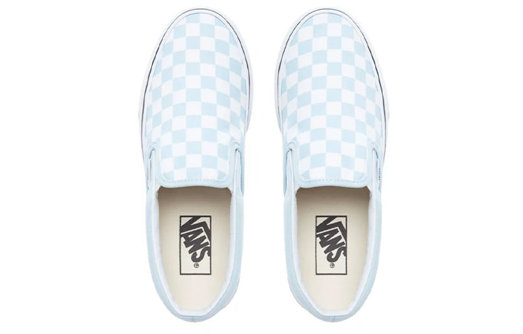 Vans Classic Slip-On 'Baby Blue Checkerboard' VN0A38F7QCK
