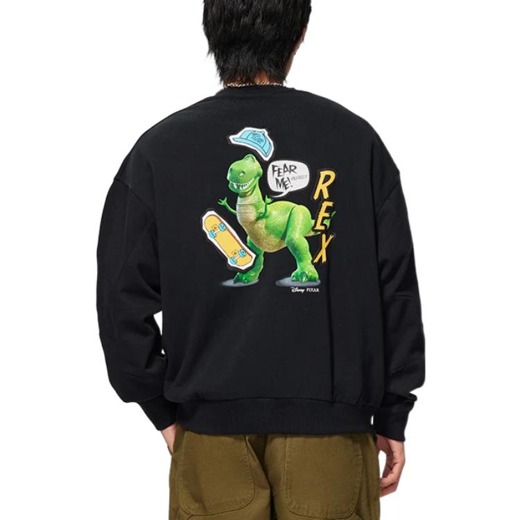 Li-Ning x Disney Toy Story Sweatshirt 'Black' AWDS971-3