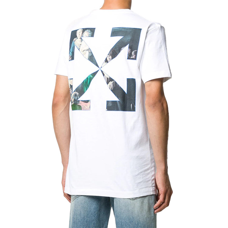 Off-White FW20 Caravaggio Printed Men White OMAA027E20JER0080110