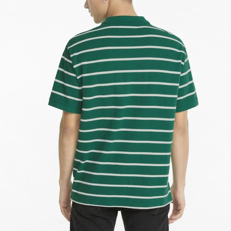 PUMA X Ami  Short Sleeve Polo Shirt 'Green' 534067-96