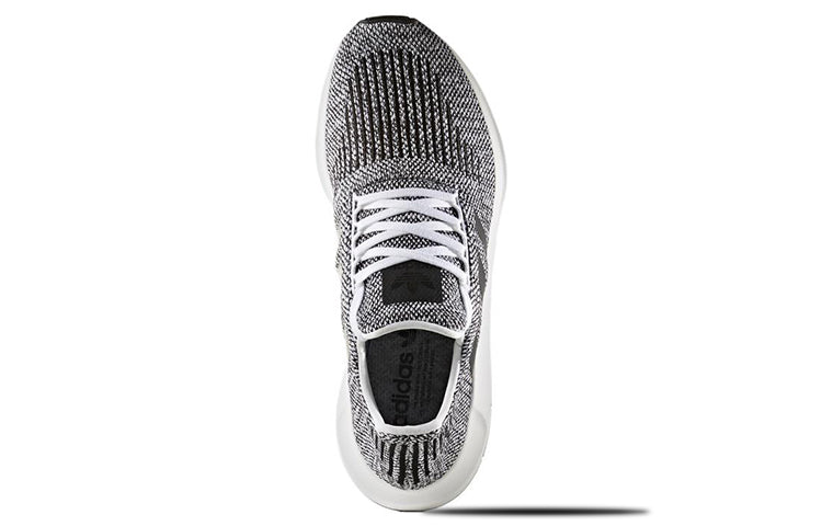 adidas originals Swift run Cozy Wear-Resistant Black 'Black White' DB0358