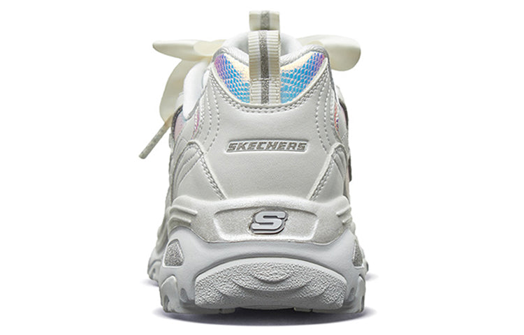 (WMNS) Skechers D lites 1.0 White 66666178-OFWT
