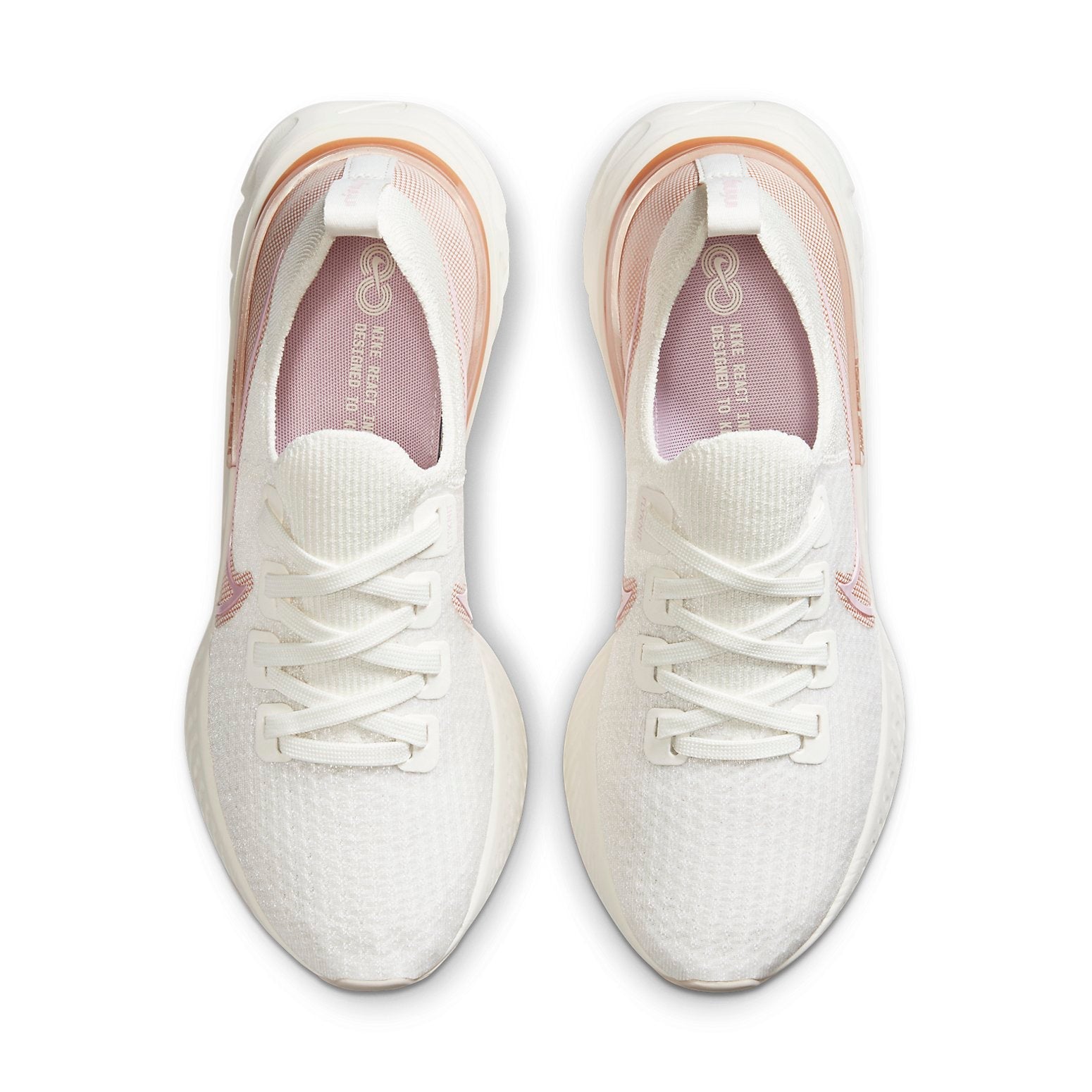 (WMNS) Nike React Infinity Run Flyknit 'Sail Metallic Copper' CD4372-103