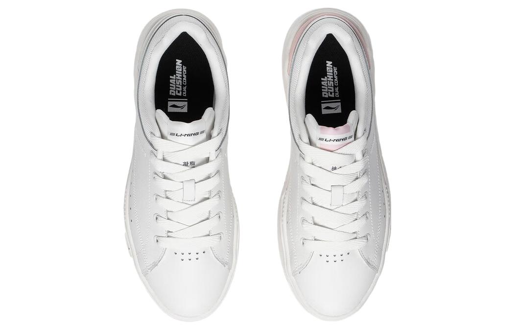 (WMNS) Li-Ning Common 70s Shoes 'White Pink' AGCT044-2