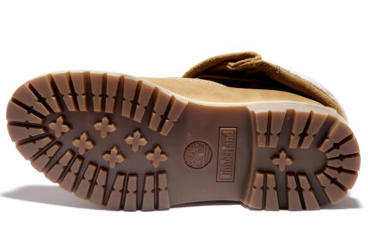 (WMNS) Timberland Roll Top Boots Basic 'Wheat with Dot Print' A2MF6231