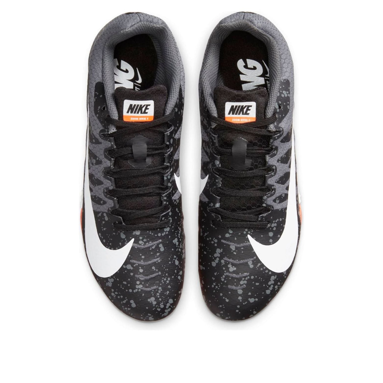 (WMNS) Nike Air Zoom Rival S 9 Spikes 'Paint Splatter Black Iron Grey' 907565-008