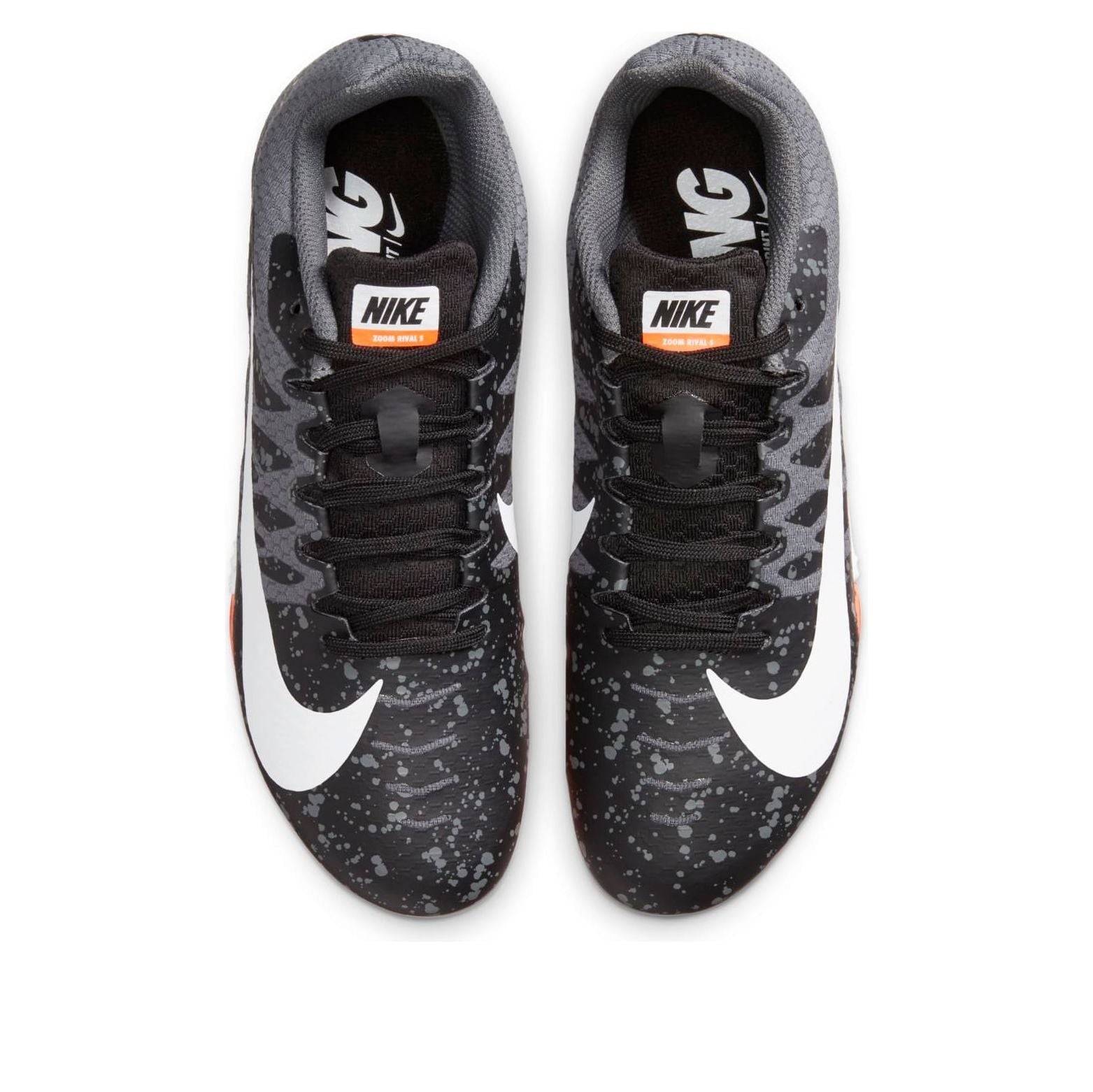 (WMNS) Nike Air Zoom Rival S 9 Spikes 'Paint Splatter Black Iron Grey' 907565-008