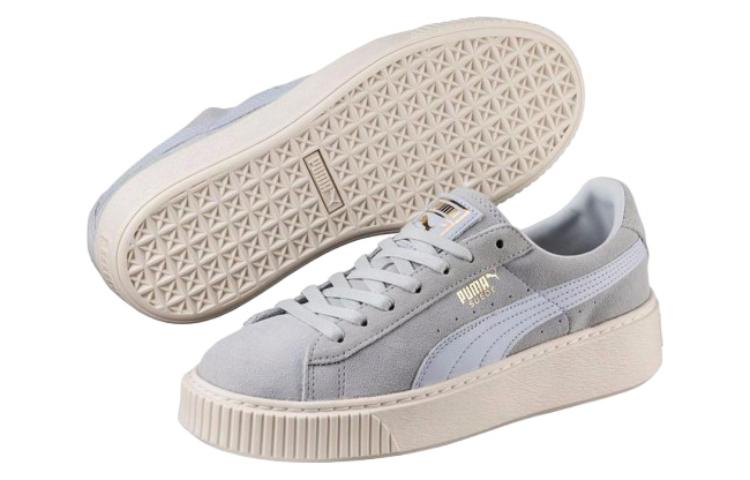 (WMNS) PUMA Suede Platform 'Blue' 363559-04