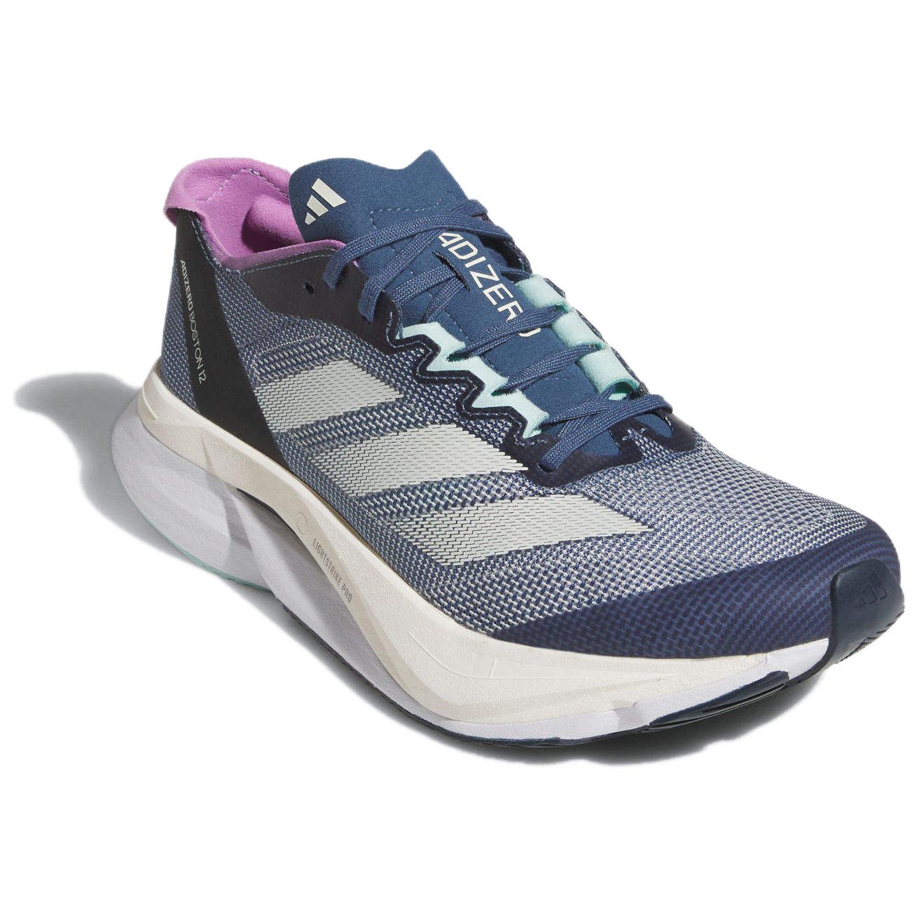(WMNS) adidas Adizero Boston 12 'Preloved Ink Zero Metalic Aurora Ink' IF9219