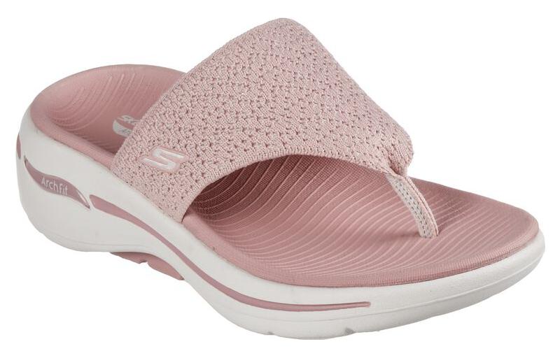 (WMNS) Skechers Go Walk Arch Fit Sandal 'Mauve' 140221-MVE