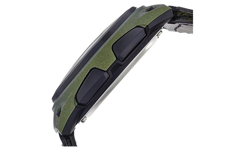 CASIO Waterproof Sports Shockproof Mens Army Green Analog/Digital Combo AW-80V-3BJF