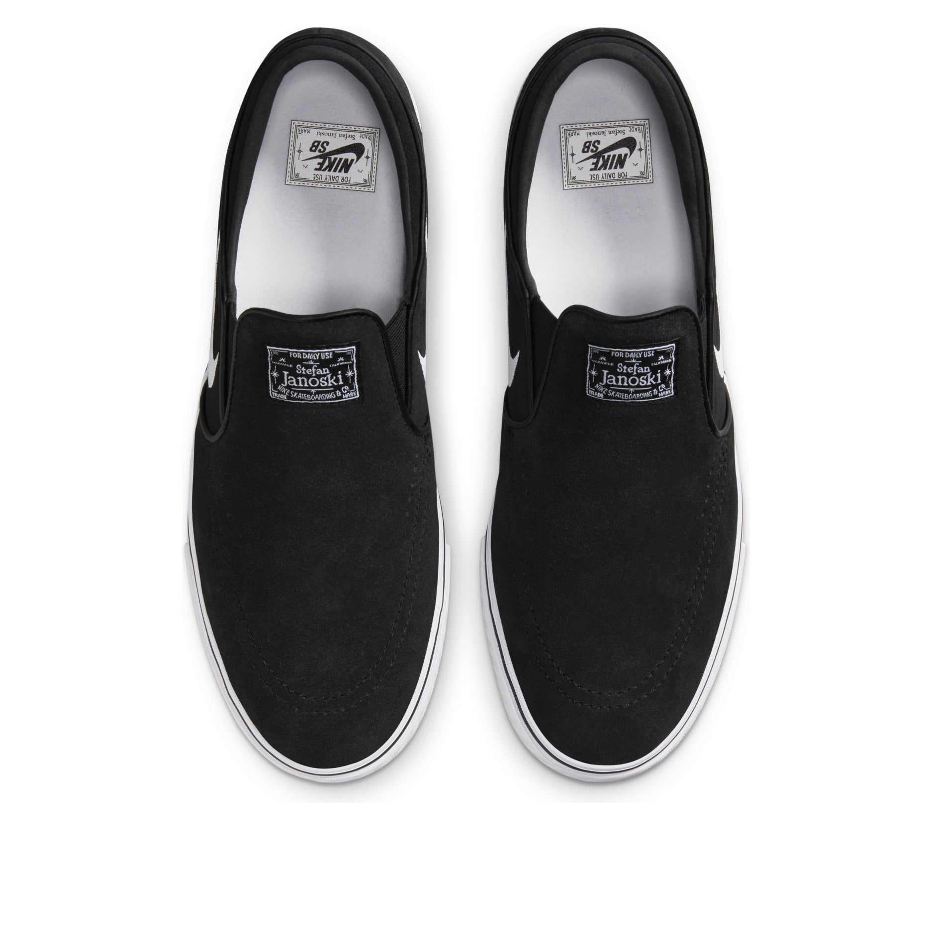 Nike SB Stefan Janoski+ Slip 'Black White' FN5893-001