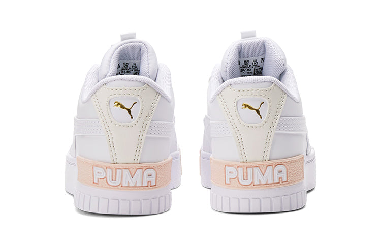 (PS) PUMA Cali Sport Casual Board Shoes White/Pink 374187-03