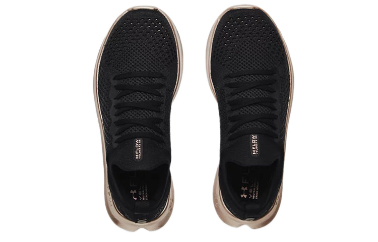 (WMNS) Under Armour Flow Velociti SE Metallic 'Black Metallic Rose Gold' 3025256-002