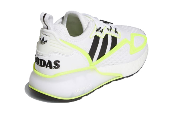 (GS) adidas ZX 2K Boost J 'White Solar Yellow' GY5062