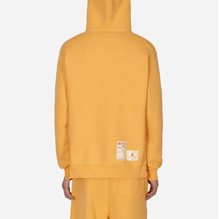 Air Jordan x union Crossover Casual Pullover Solid Color Logo hooded Long Sleeves Asia Edition Unisex Yellow DJ9525-771