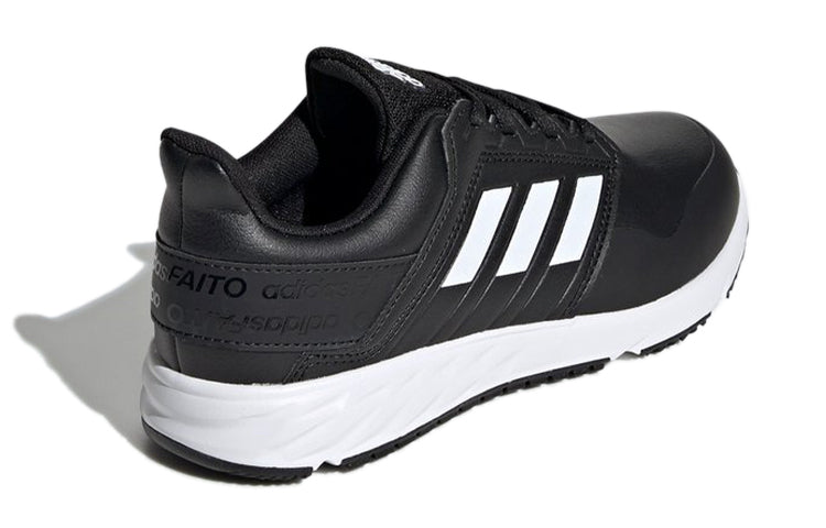 (GS) adidas Fortafaito J 'Black White' EF8226