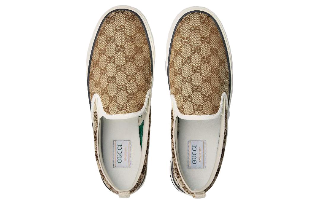 Gucci Tennis 1977 Slip-On 'Beige Ebony' 643489-2HK30-9761
