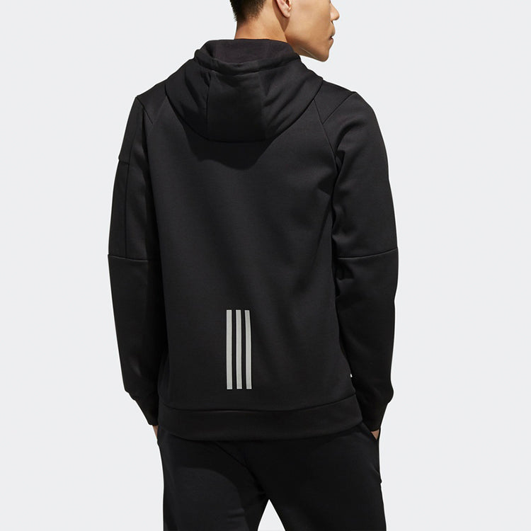 adidas Neo Hooded Sweatshirt 'Black White' EI4470