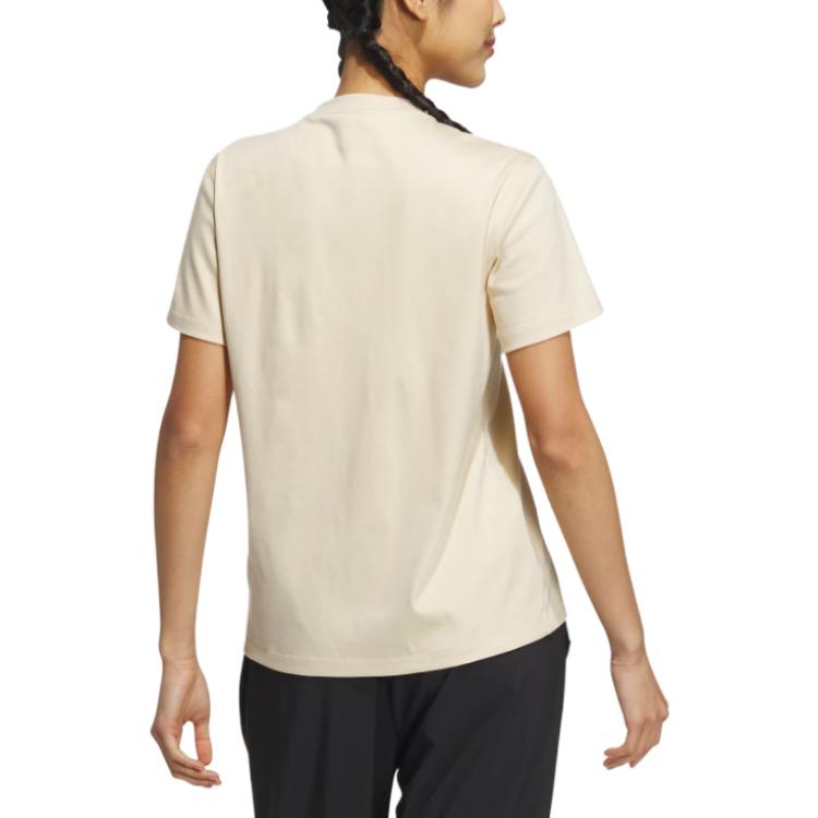 (WMNS) adidas Sportswear T-Shorts 'Beige' IS4947