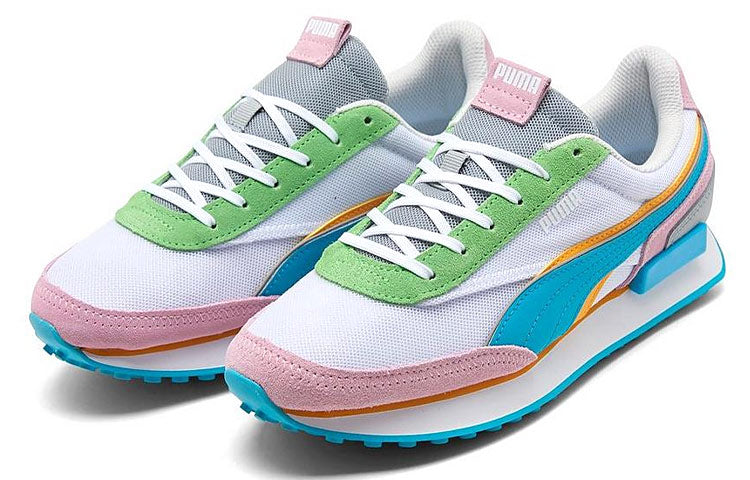 (WMNS) PUMA Future Rider 'Double - White Pink Lady' 382281-01