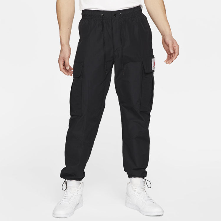 Air Jordan Flight Woven Pocket Sports Long Pants Black CV3178-010