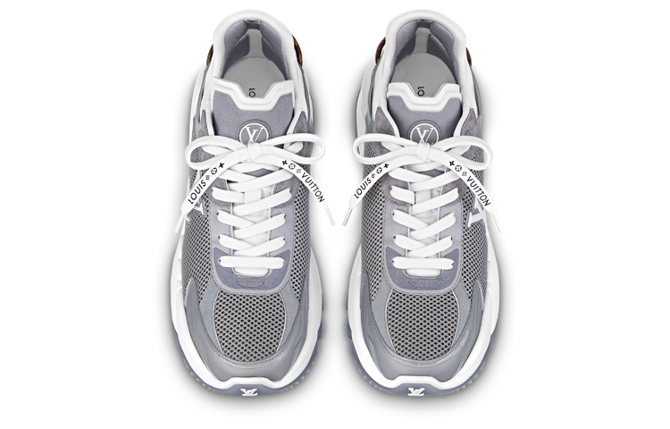 (WMNS) LOUIS VUITTON Run 55 Sneakers 'Grey Silver' 1ABVJ4