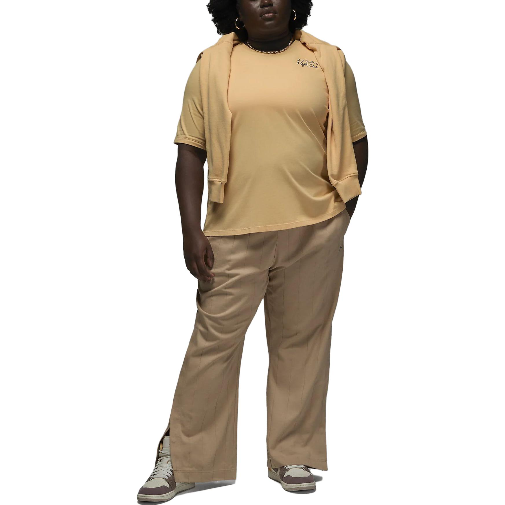 (WMNS) Air Jordan T-Shirt Plus Size 'Celestial Gold' DZ3194-251