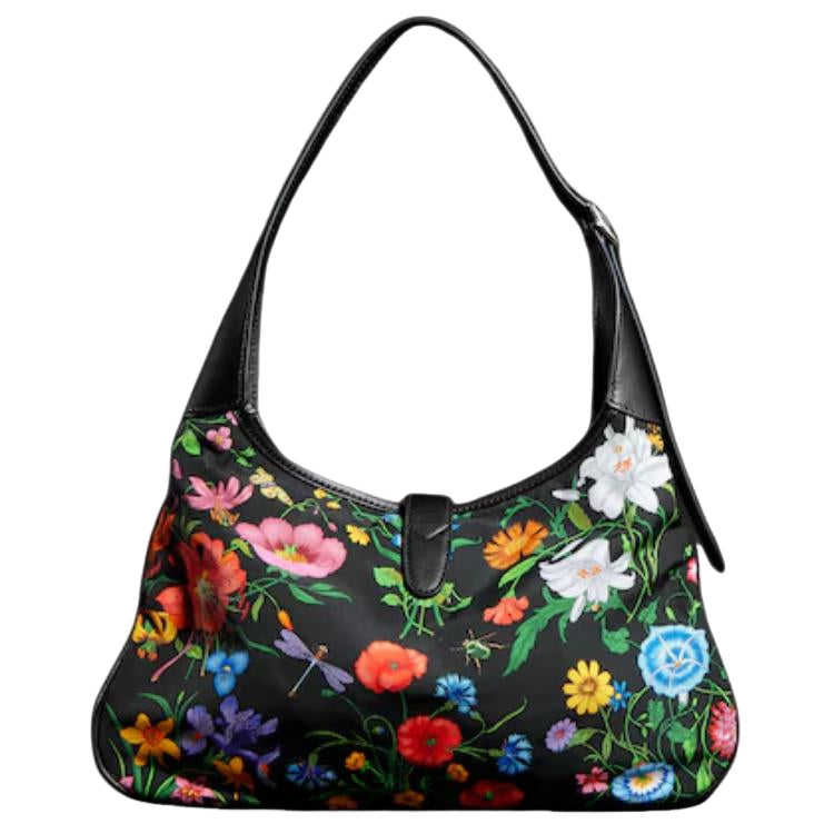 (WMNS) Gucci Jackie 1961 Medium Shoulder Bag 'Black Multicolor' 863136-FAF7O-1046