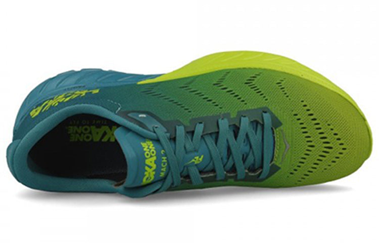 HOKA ONE ONE Mach 2 'Storm Blue Lime Green' 1099721-SBLG