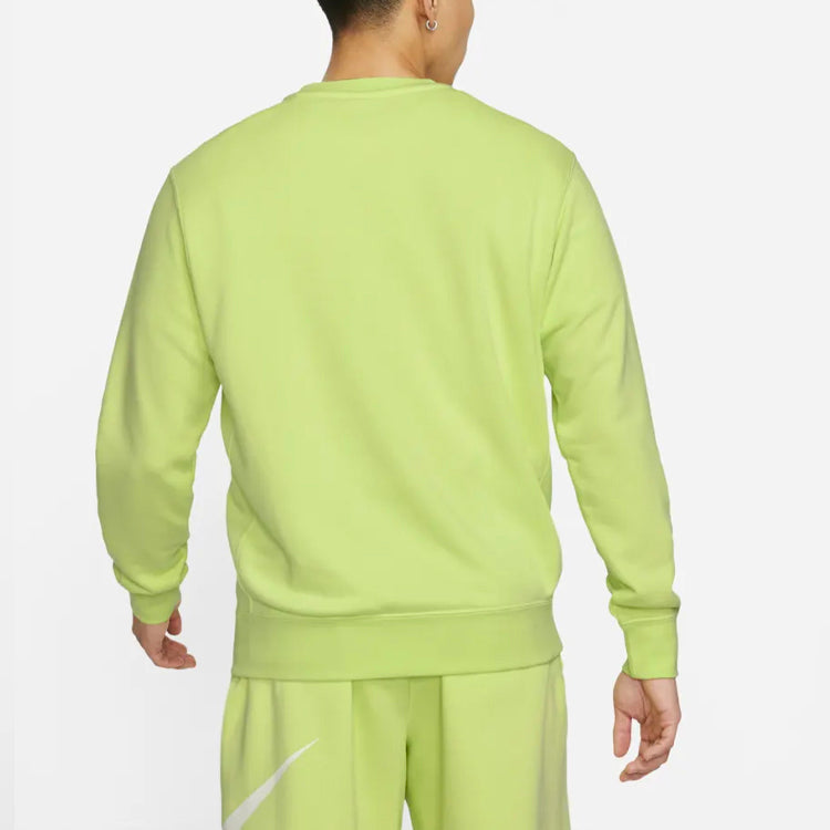 Nike Sportswear Club French Terry Logo Sweatshirt 'Neon Green' BV2667-736
