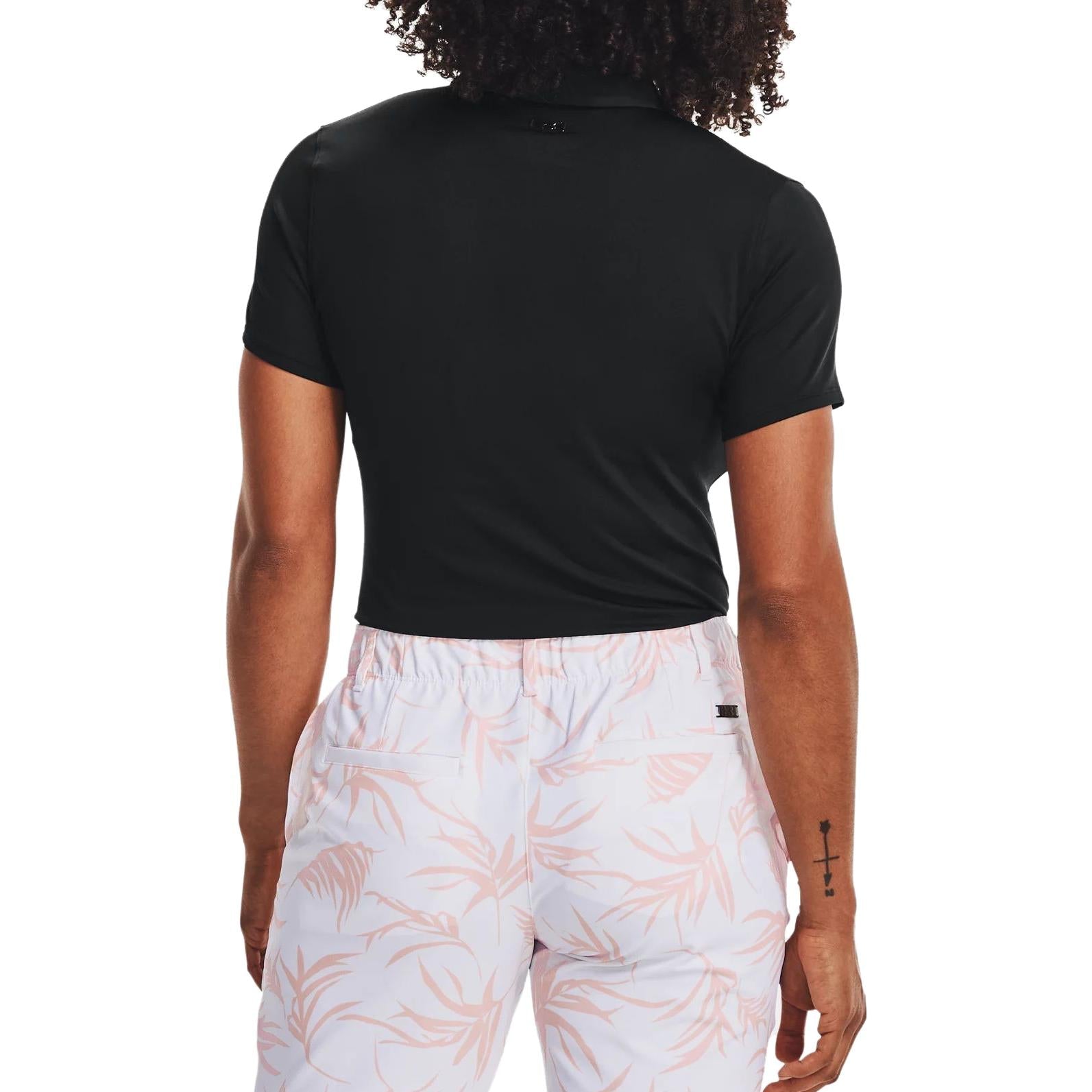 (WMNS) Under Armour Zinger Polo Shirt 'Black' 1363949-001