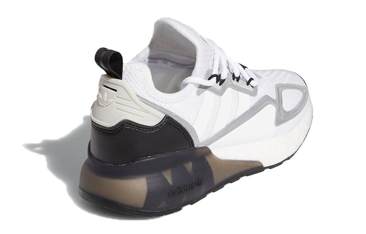 (GS) adidas originals ZX 2K Boost J 'White Black Brown' FZ2947