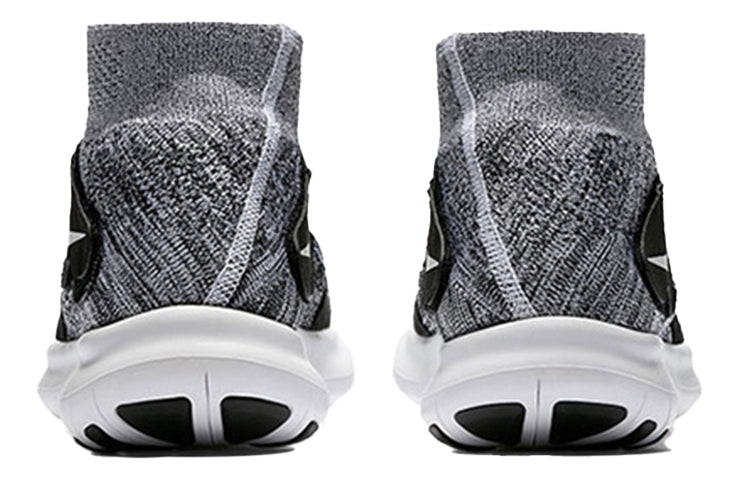 Nike Free Run Motion Flyknit 2017 'Black White' 880845-001