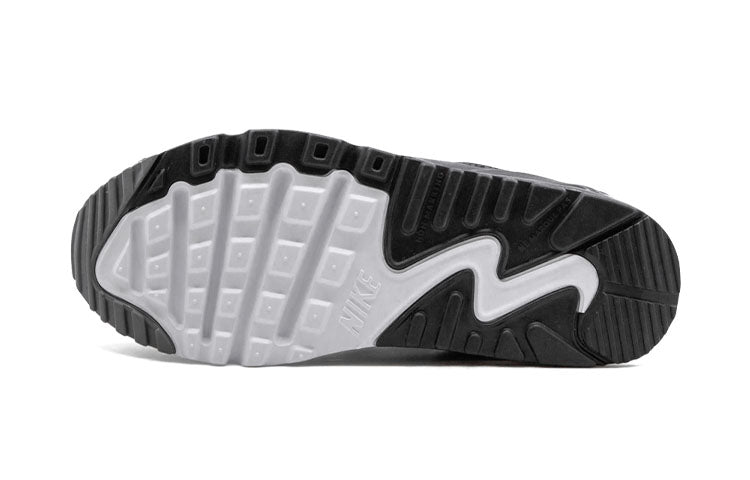 (PS) Nike Air Max 90 LTR Leather Low-Top Gray/Black 833414-010