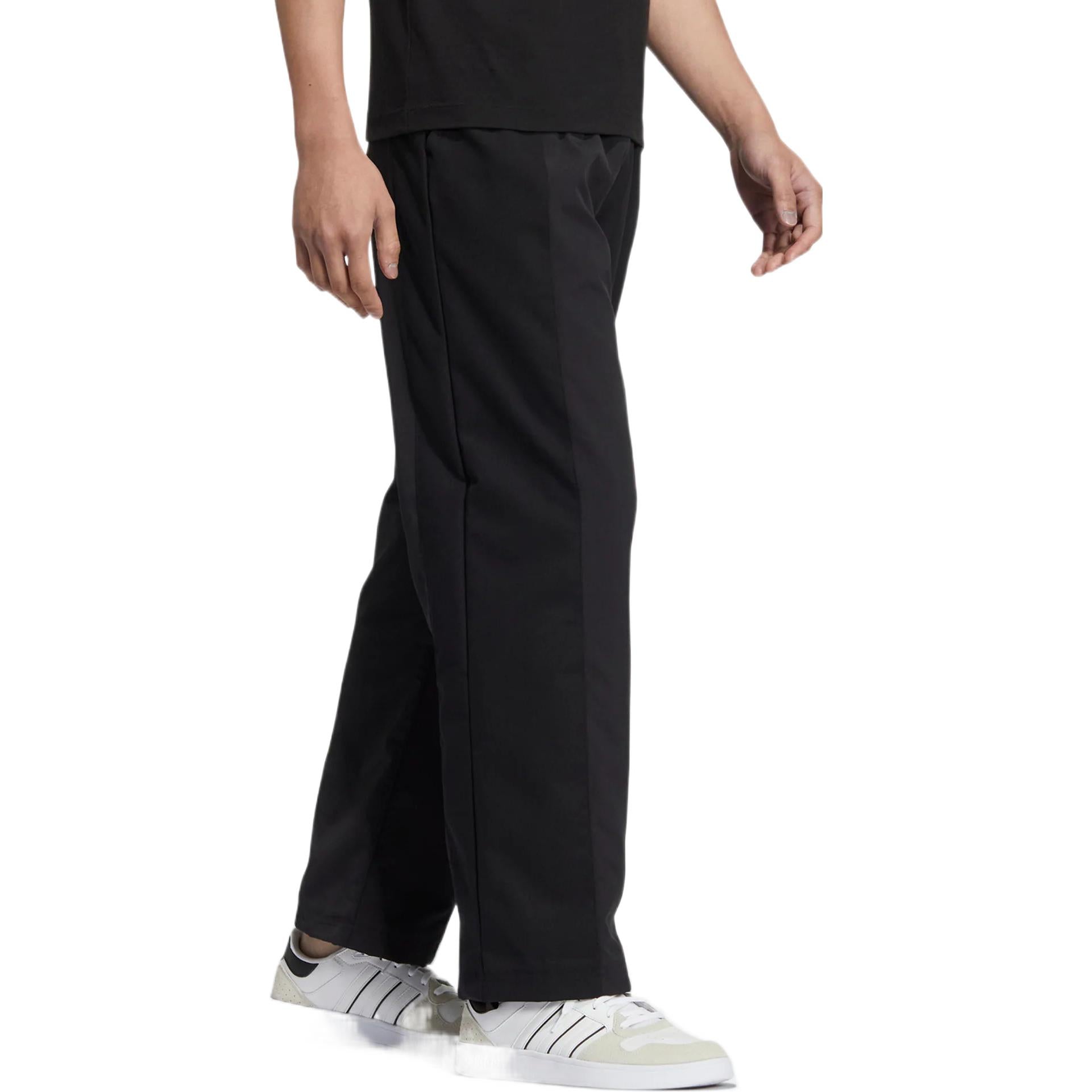 Men's adidas neo Splicing Elastic Waistband Straight Sports Pants/Trousers/Joggers Black HN4720
