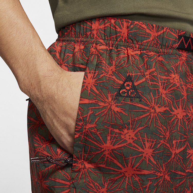 Nike ACG AOP Woven Short 'Rush Red' CT2955-675