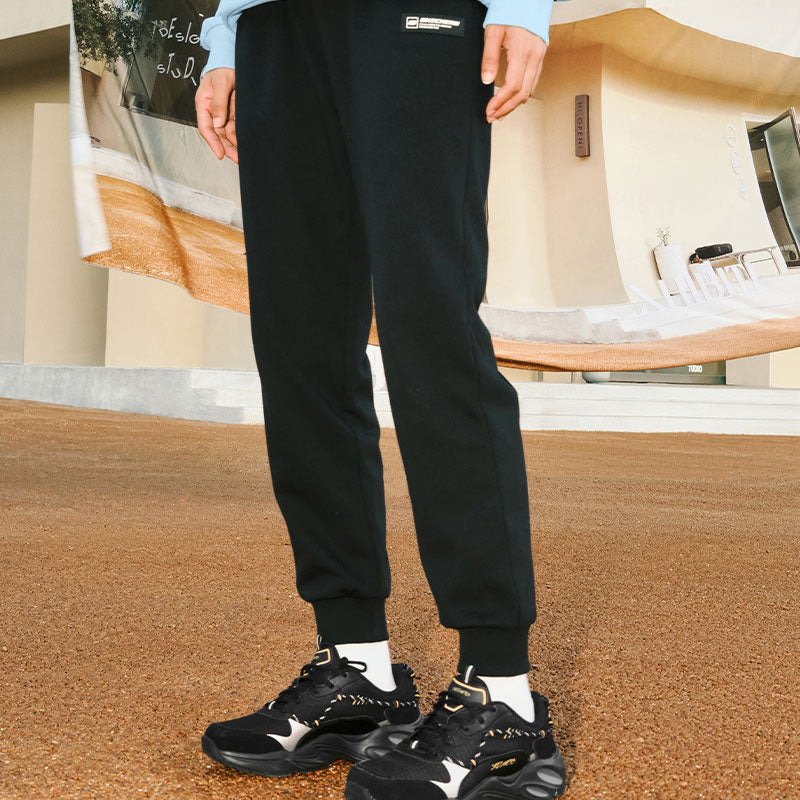(WMNS) Skechers Fashion Woven Pants 'Black' L322W066-0018