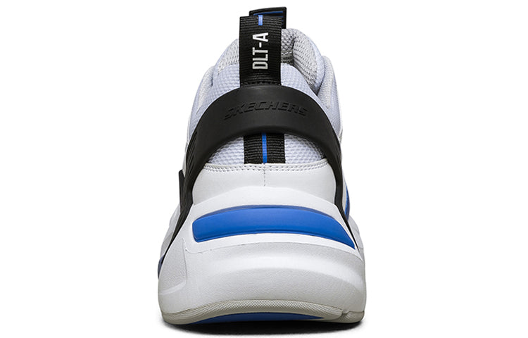 Skechers D'lites 2.0 Running Shoes White/Black/Blue 888008-WBKB