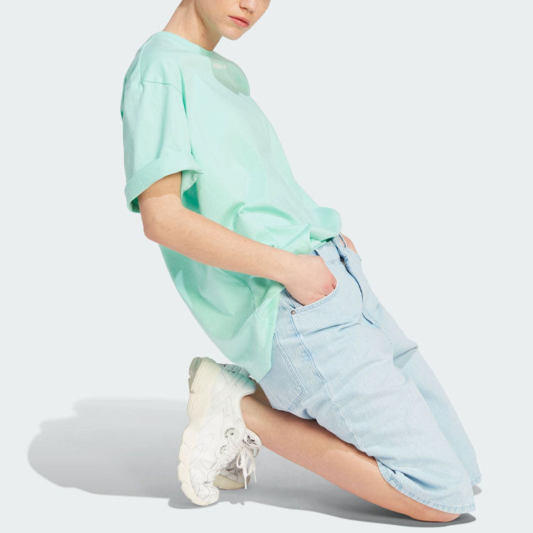 (WMNS) adidas Island Club Graphic Tee 'Green' IT8156