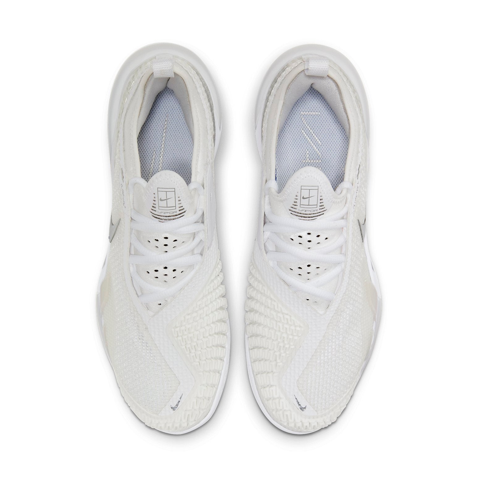 (WMNS) Nike Court React Vapor NXT 'White Metallic Silver' CV0742-100
