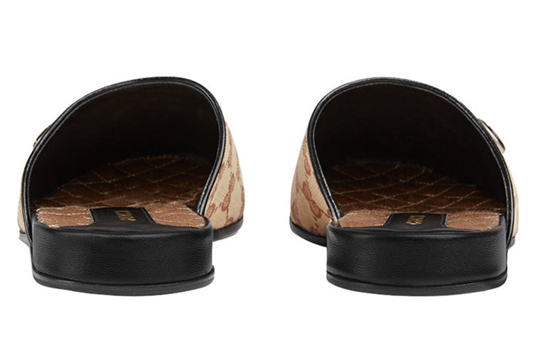 (WMNS) Gucci NY Yankees x Princetown G 'Brown' 537089-KQW00-8366
