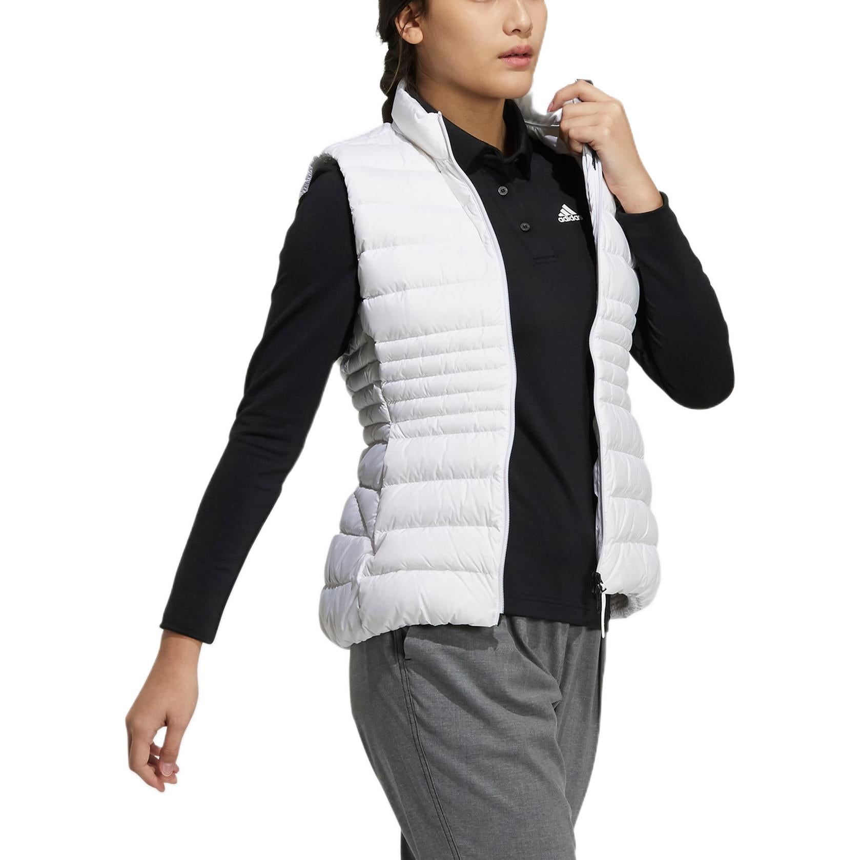 (WMNS) adidas Core Down Vest Asia Sizing 'White' GT3318