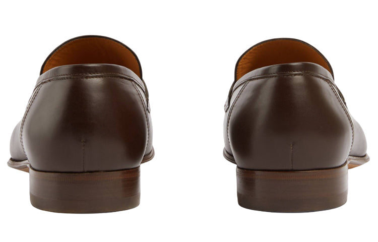Gucci Interlocking G Loafer 'Dark Brown Leather' 730134-06F00-2140
