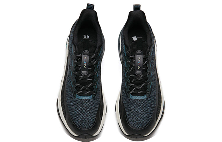 ANTA Running Series Sneakers 'Black Blue Grey Mesh' 112145502-5