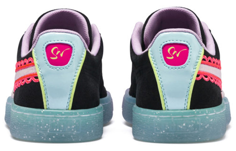 (WMNS) PUMA Sophia Webster x Suede 'Black Fiery Coral' 369516-01