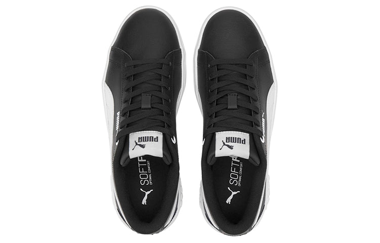 (WMNS) PUMA Smash Platform Black/White 373035-04
